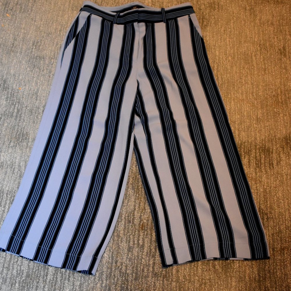 NWT LOFT STRIPED WIDE LEG SIZE  8P